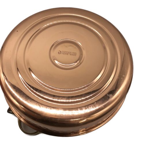 COPPER 100 HOME WARE 鎚目入ケトル 1.5L 純銅 S-611H