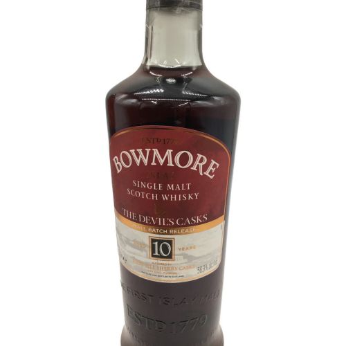 BOWMORE (ボウモア) ウィスキー 700ml デビルズカスク 10年 未開封