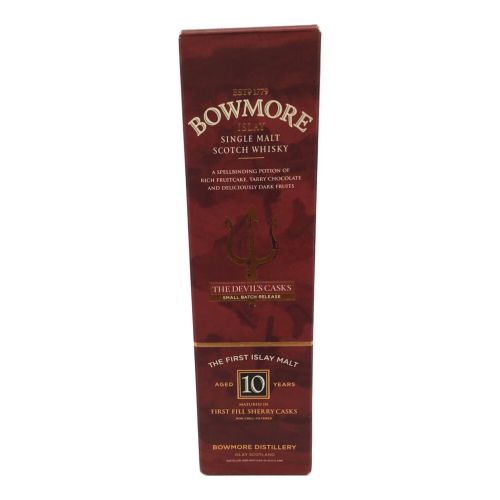 BOWMORE (ボウモア) ウィスキー 700ml デビルズカスク 10年 未開封