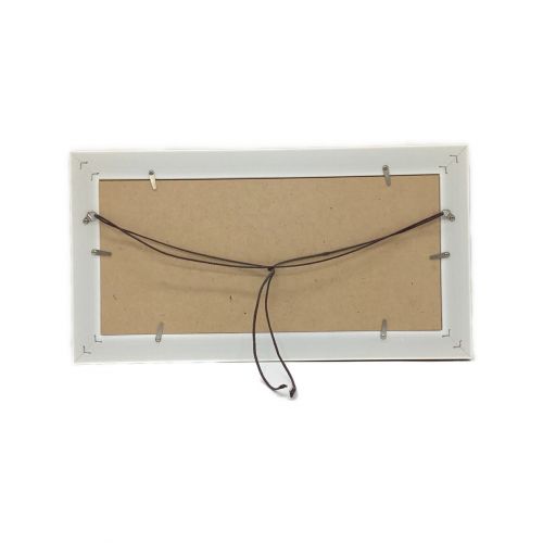 栗乃木ハルミ 版画 菜の花畑Ⅳ（自転車レース）