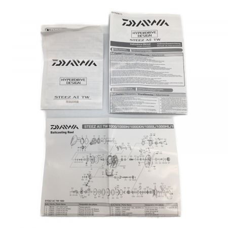 DAIWA (ダイワ) リール 23 STEEZ AⅡ TW 1000 L ベイトリール 未使用品