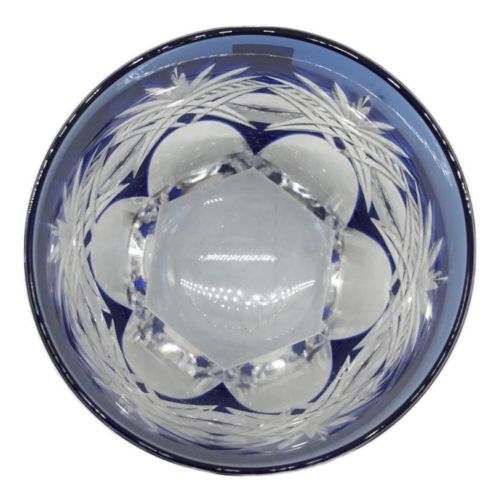 KAGAMI CRYSTAL (カガミクリスタル) ロックグラス 色被せ切子 サンクラール 2Pセット