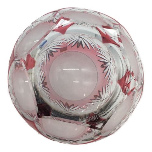 KAGAMI CRYSTAL (カガミクリスタル) ロックグラス 色被せ切子 サンクラール 2Pセット