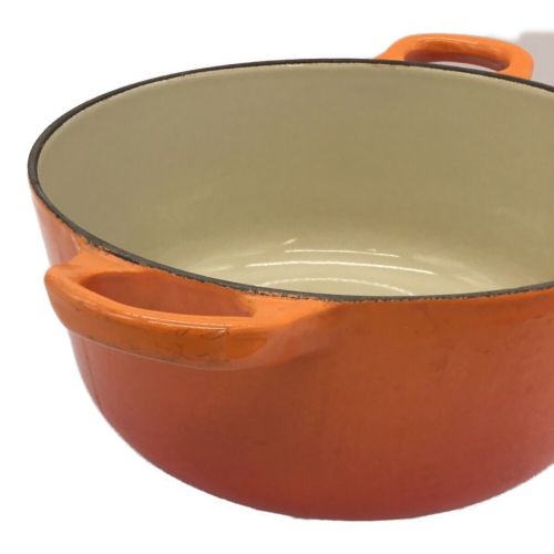 LE CREUSET オレンジ 16cm 両手鍋 ル・クルーゼ ココット・ロンド 16cm 2501-16 [オレンジ] (鍋) 価格