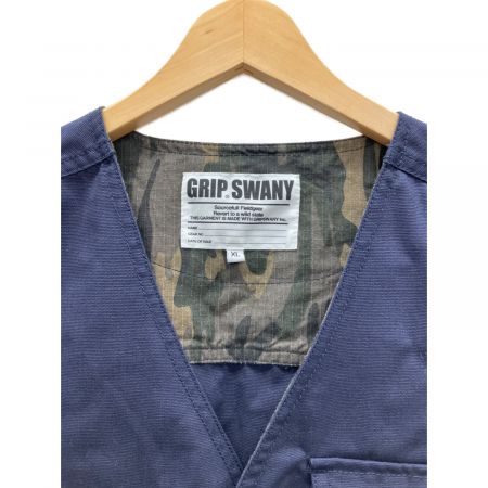 GRIP SWANY (グリップスワニー) 焚き火用ワークベスト メンズ SIZE XL ネイビー オールシーズン