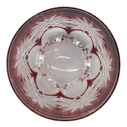 KAGAMI CRYSTAL (カガミクリスタル) ロックグラス 色被せ切子 サンクラール 2Pセット