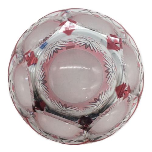 KAGAMI CRYSTAL (カガミクリスタル) ロックグラス 色被せ切子 サンクラール 2Pセット