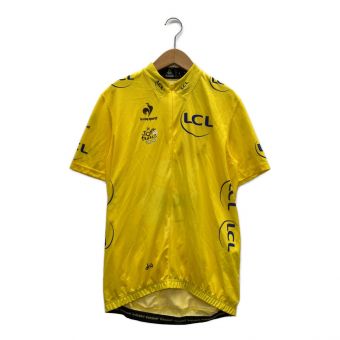 le coq sportif (ルコックスポルティフ) サイクルウェア メンズ SIZE L イエロー ツールドフランス トップス QC-7402TDF