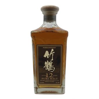 ニッカ  竹鶴 12年 角瓶 ピュアモルト　660ml  ジャパニーズウィスキー未開封