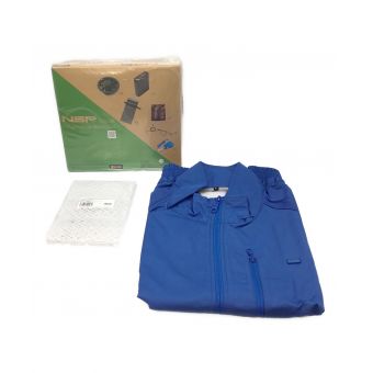 NSP 空調服 メンズ SIZE L ブルー ファン・バッテリー・充電器セット 夏物 NA-101B