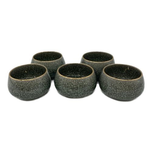 相馬焼 (ソウマヤキ) 茶器セット 湯呑み5セット