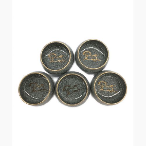 相馬焼 (ソウマヤキ) 茶器セット 湯呑み5セット