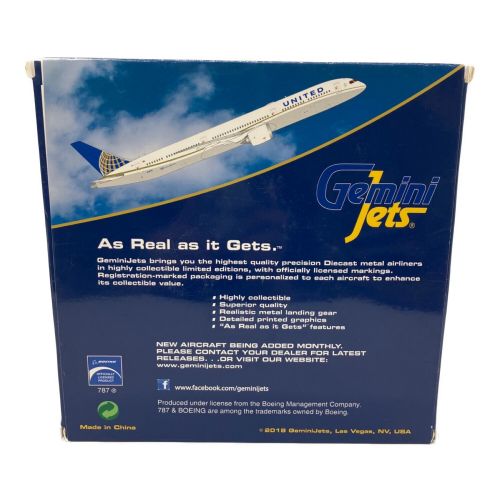 Gemini Jets (ジェミニジェッツ) 航空機模型 1/400 ボーイング787-10 