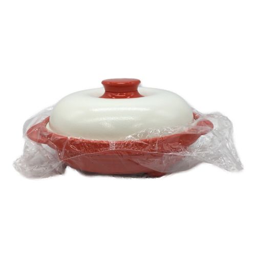 MUKAVA (ムカヴァ) 電子レンジ専用調理器レンジメートプロ ホワイト×レッド