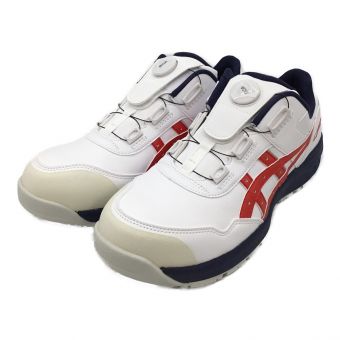 asics (アシックス) 安全靴 1273A029　メンズ SIZE 27cm ホワイト×ネイビー