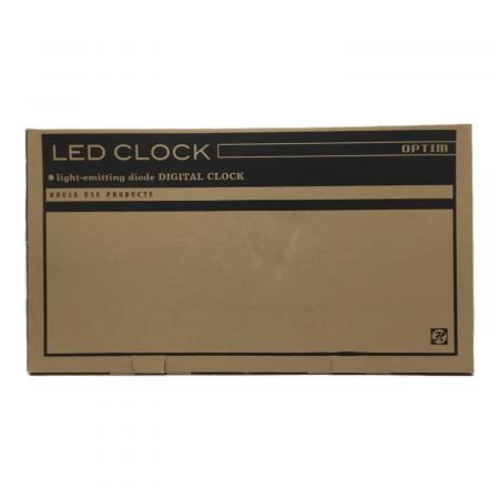 HOUSE USE PRODUCTS LEDデジタルクロック OPTIM