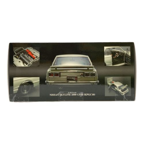 京商 (キョウショウ) ダイキャストカー  NISSAN SKYLINE 2000 GT-R KPGC10 1:18 08125S  シルバー