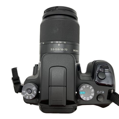 SONY (ソニー) デジタル一眼レフカメラ DSLR-A100 1080万画素　3.5-5.6/18-70レンズ付  専用電池