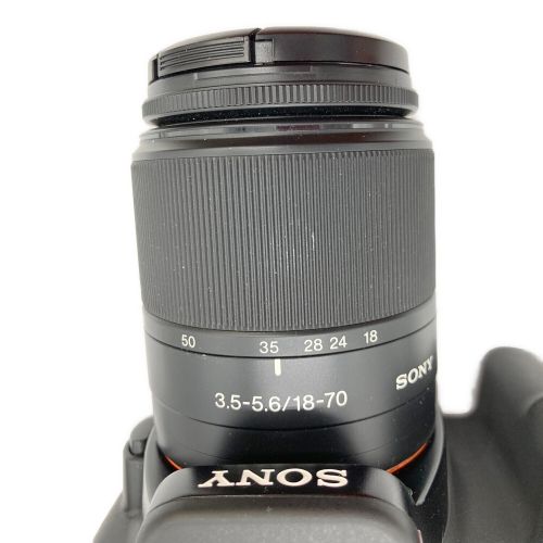 SONY (ソニー) デジタル一眼レフカメラ DSLR-A100 1080万画素　3.5-5.6/18-70レンズ付  専用電池