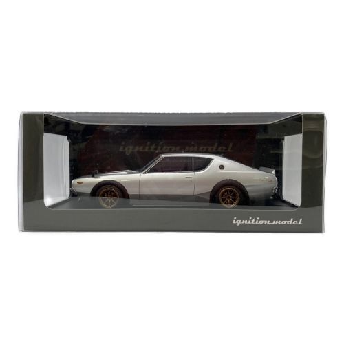 イグニッションモデル ダイキャストカー 1/18 NISSAN SKYLINE2000 GT-R (KPGC110) シルバー 0032