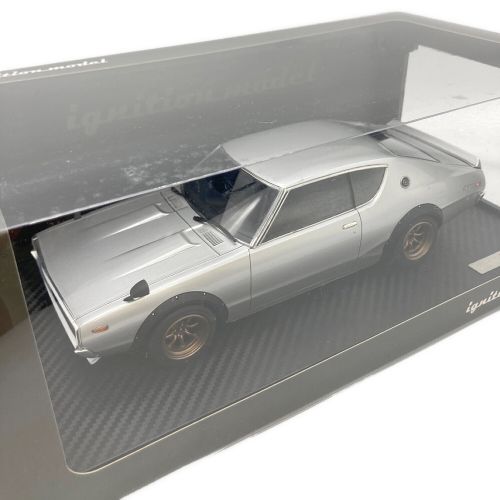 イグニッションモデル ダイキャストカー 1/18 NISSAN SKYLINE2000 GT-R (KPGC110) シルバー 0032