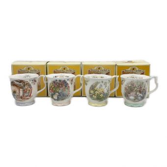 ROYAL DOULTON (ロイヤルドルトン) マグカップ ウインタービーカー ブランブリーヘッジ 4Pセット