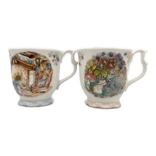 ROYAL DOULTON (ロイヤルドルトン) マグカップ ウインタービーカー ブランブリーヘッジ 4Pセット