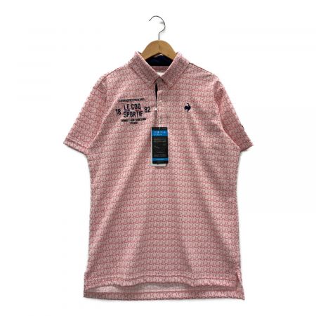 le coq sportif GOLF (ルコック スポルティフ ゴルフ) ゴルフウェア(トップス) メンズ SIZE M ピンク ポロシャツ QGMVJA06