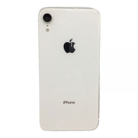 Apple (アップル) iPhoneXR MT032J/A  64GB  画面ワレ  バッテリー:Bランク(87%) 程度:J(ジャンク品) iOS