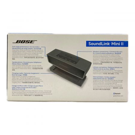BOSE (ボーズ) ワイヤレススピーカー SoundLink Mini Ⅱ Blue Tooth機能