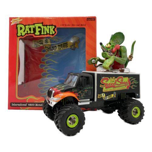 ラットフィンク ダイキャストカー JOHNNY LIGHTNING 1:24 RAT FINK SPEED SHOP MONSTER TRUCK  JL24009｜トレファクONLINE