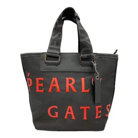 PEARLY GATES (パーリーゲイツ) カートバッグ ブラック×レッド