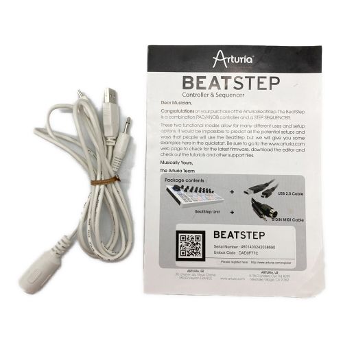 arturia (アートリア) BEATSTEP 通電確認のみ
