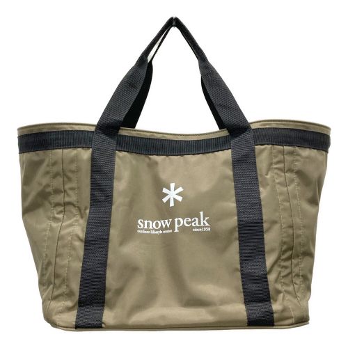 Snow peak (スノーピーク) ソフトキャリーボックス 雪峰祭限定色グリーン