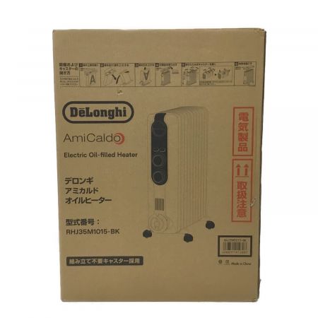 DeLonghi (デロンギ) オイルヒーター アミカルド RHJ35M1015-BK 1500W 取扱説明書付 程度A