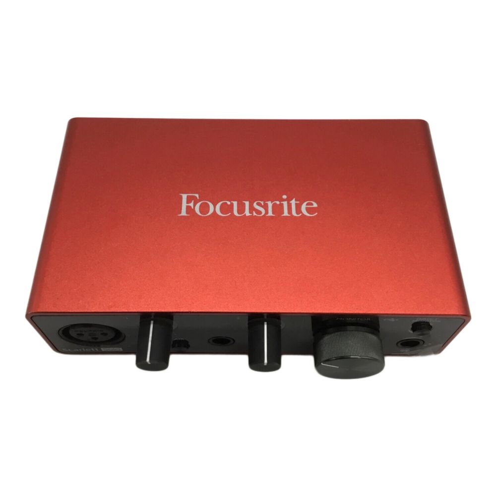 Focusrite Scarlett Solo3　フォーカスライト Focusrite (フォーカスライト) Scarlett Solo 3rd Gen スカーレット