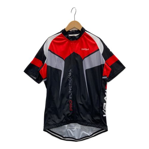 LIXADA サイクルウェア メンズ SIZE L  サイクルジャージセットアップ　ブラック×レッド