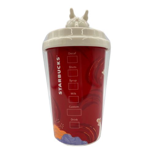 STARBUCKS COFFEE (スターバックスコーヒー) ニューイヤーキャニスター ドラゴン レッド