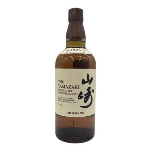 サントリー 山崎 シングルモルト ジャパニーズウィスキー 700ml 未開封