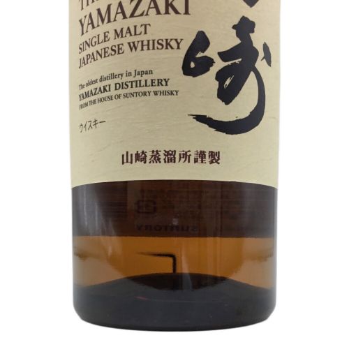 サントリー 山崎 シングルモルト ジャパニーズウィスキー 700ml 未開封