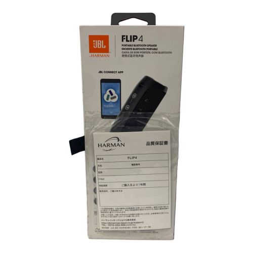 JBL (ジェービーエル)  Blue Tooth ワイヤレススピーカー FLIP 4