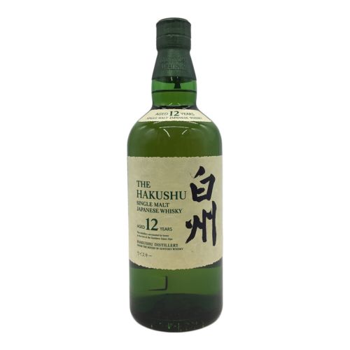 サントリー 白州 12年 ジャパニーズウィスキー 700ml 未開封