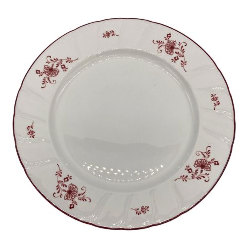 Noritake (ノリタケ) プレート クラフトーン（赤）  大5・小3セット