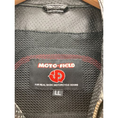 moto field (モトフィールド) プロテクタージャケット メンズ SIZE LL ブラック レザー