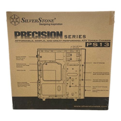 SILVER STONE (シルバーストーン) コンパクトATXケース SST-PS13B PRECISION SERIES PS13