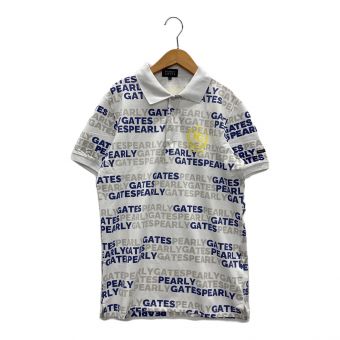 PEARLY GATES (パーリーゲイツ) ゴルフウェア(トップス) メンズ SIZE 5 ホワイト ポロシャツ
