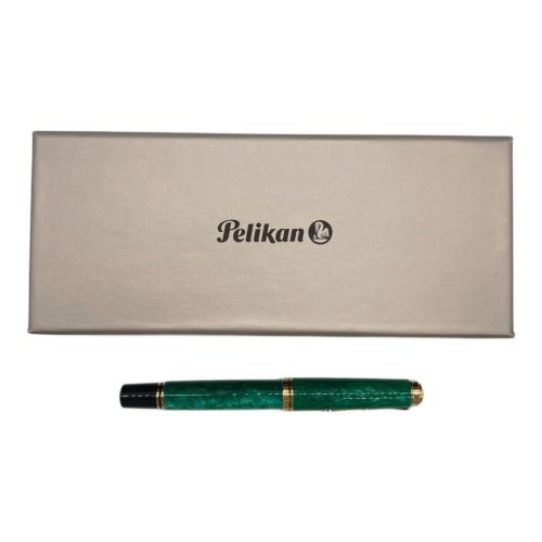 Pelikan (ペリカン) 万年筆 グリーン ペン先 14C-585 F M320 2007年限定