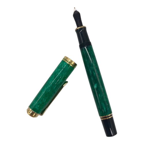 Pelikan (ペリカン) 万年筆 グリーン ペン先 14C-585 F M320 2007年限定