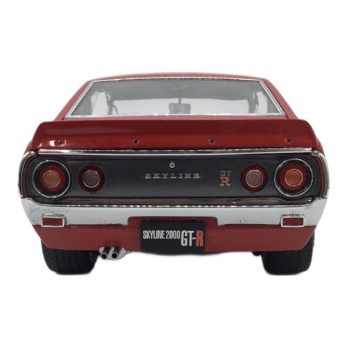 京商 (キョウショウ) モデルカー レッド 1:18 NISSAN SKYLINE 2000 GT-R KPGC110 (ニッサン スカイライン 2000 GT-R KPGC110) STREET SPORTS