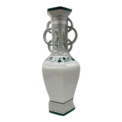 中華陶器 取手付花瓶